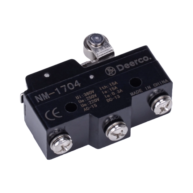 Yeni Proje (2) (53) Deerco NM1704 Mikro Switch (Kısa Metal Makaralı)